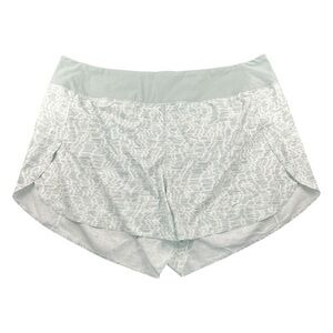 Athleta Gray Geometric Printed Run With It 3.5” Shorts In Size 3X